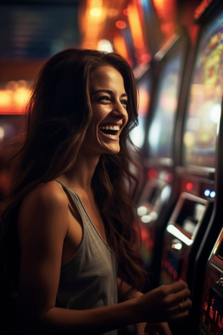 Tampilan studio live dealer dengan meja blackjack profesional